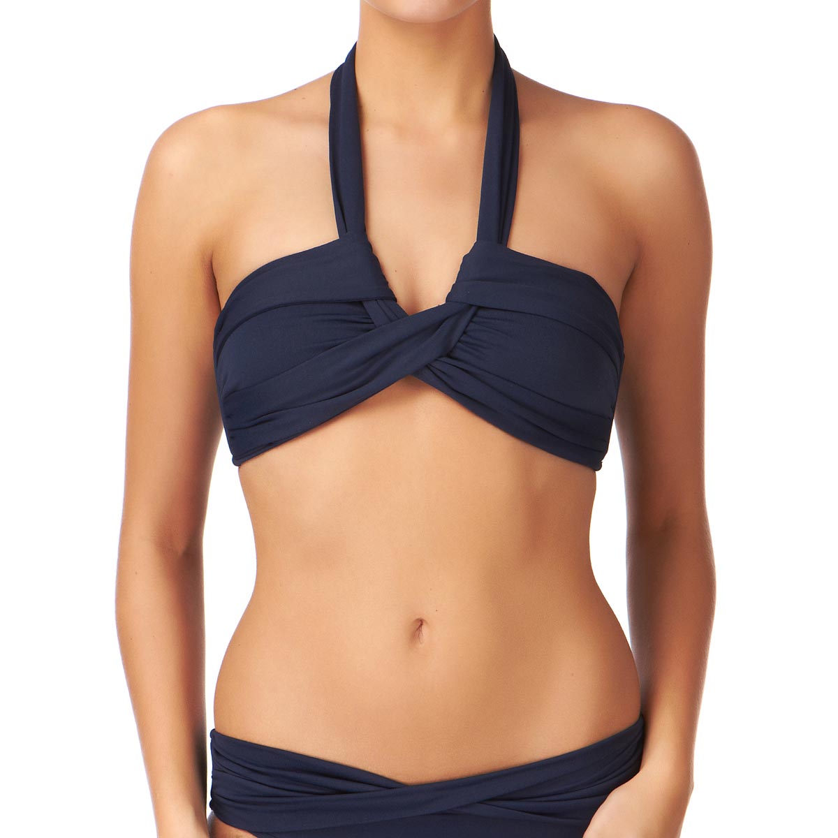 Seafolly Goddess Bandeau Bikini Top - Indigo